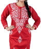 Chikankari Cotton Crochet Button Kurti – Handcrafted Style for Every Occasion | Store Chikankari - Store Chikankari