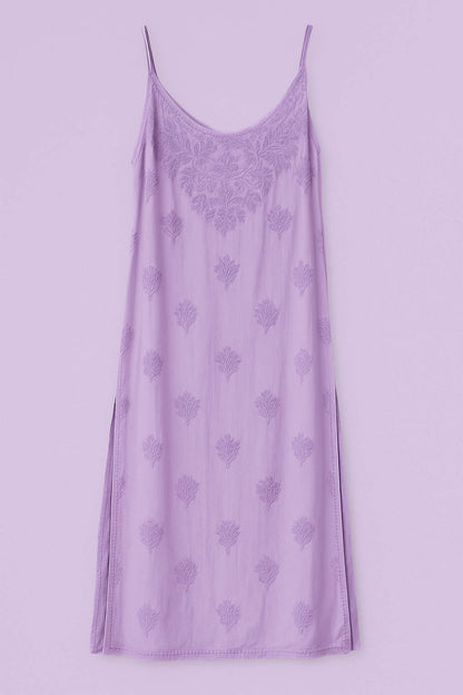 Zeba Chikankari Muslin sleeveless Kurta