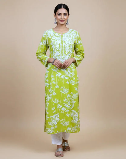Mulmul Chikankari Women’s Straight Kurta – Soft, Elegant & Handcrafted | Store Chikankari