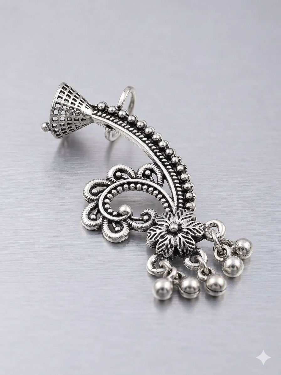 The Banjara Bloom Cuff: Perfect for a tribal or bohemian collection