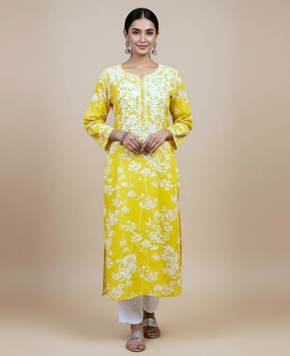 Mulmul Chikankari Women’s Straight Kurta – Soft, Elegant & Handcrafted | Store Chikankari