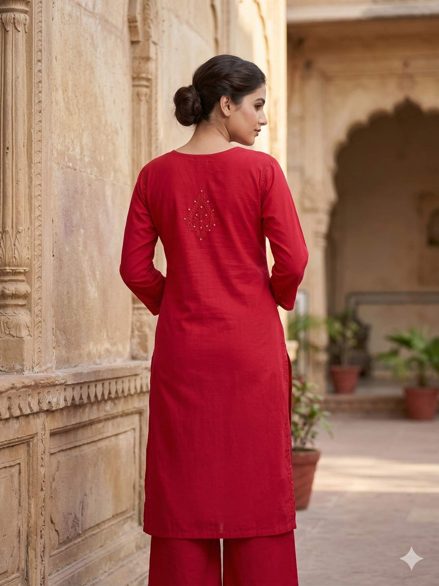 Sitara Premium Rayon Chikankari Coord Set with Mukaish Work for Women