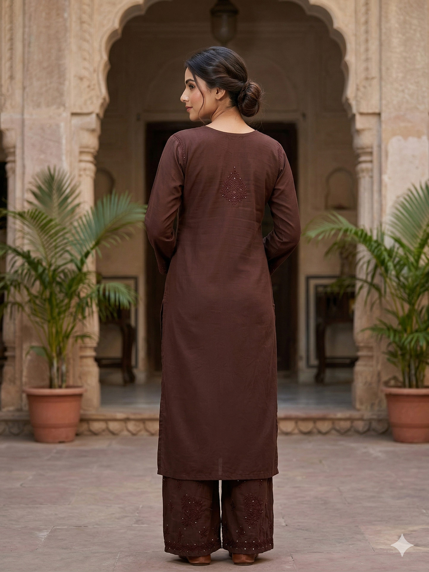 Sitara Premium Rayon Chikankari Coord Set with Mukaish Work for Women