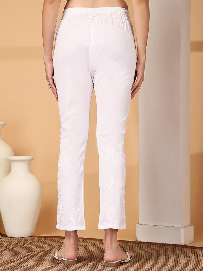 Fancy Chikankari Handwork Pant - Store Chikankari