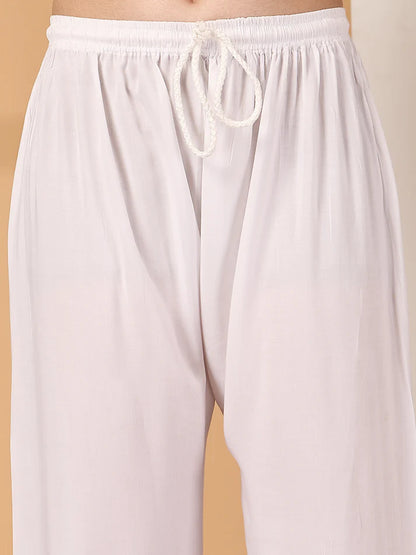 Chikankari Modal Plazzo - Store Chikankari