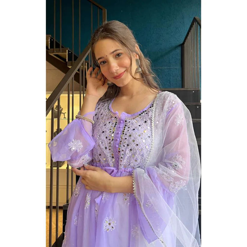 Naaz Short Gown Set