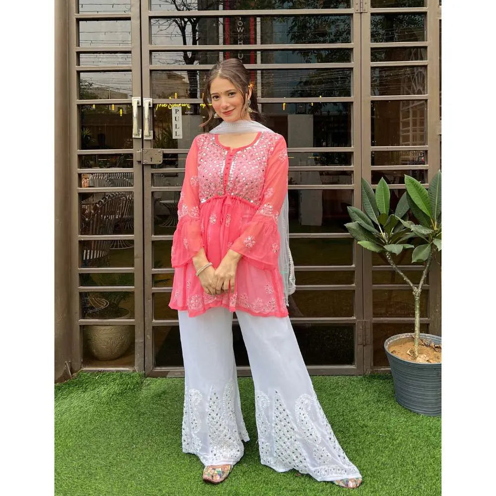 Naaz Short Gown Set