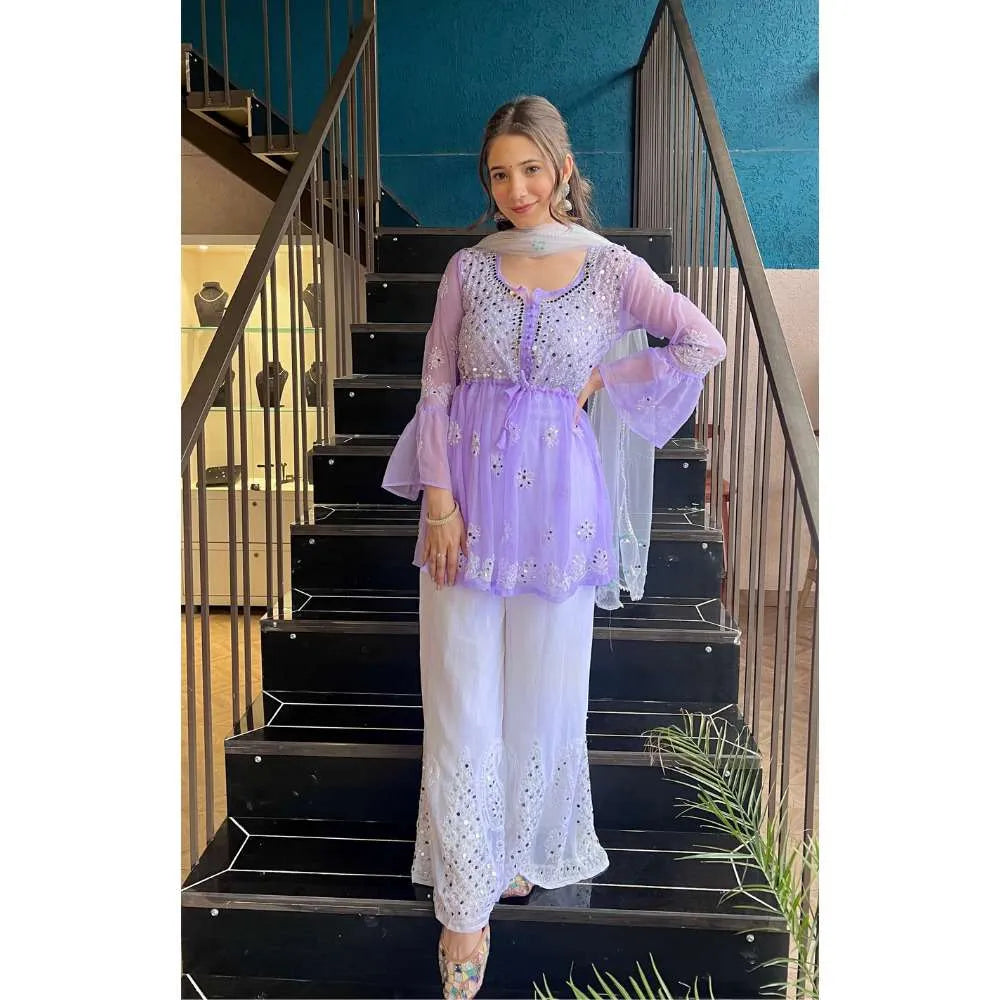 Naaz Short Gown Set