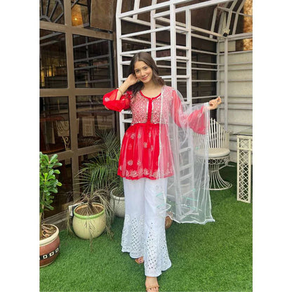 Naaz Short Gown Set