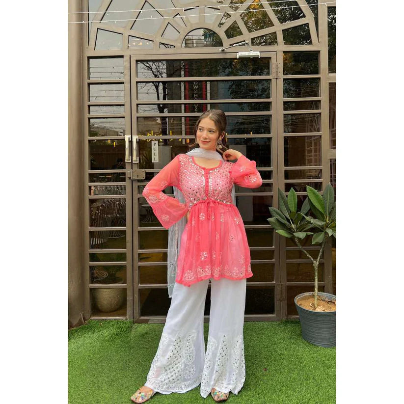 Naaz Short Gown Set