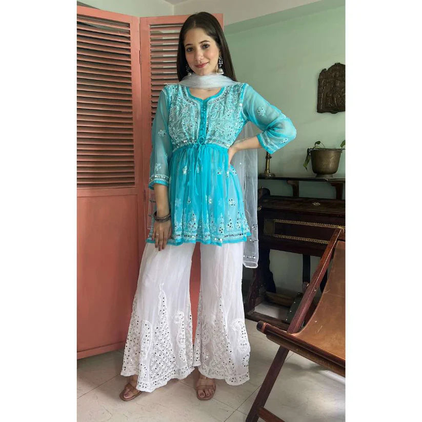 Naaz Short Gown Set