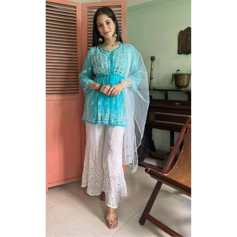 Naaz Short Gown Set