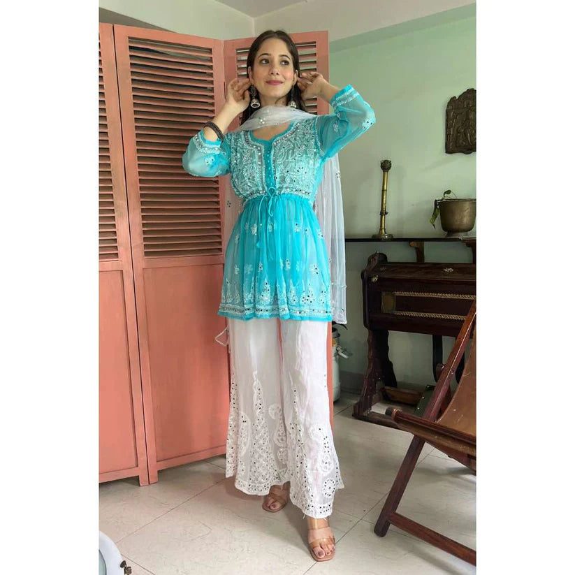 Naaz Short Gown Set