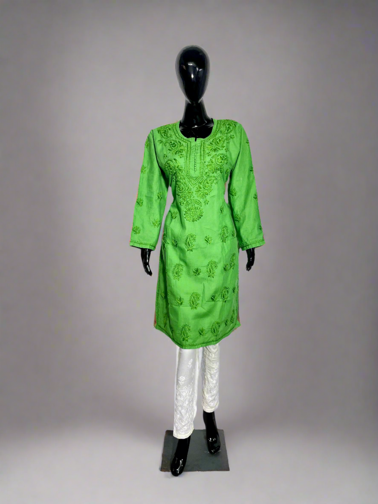 Cotton Chikankari Kurti