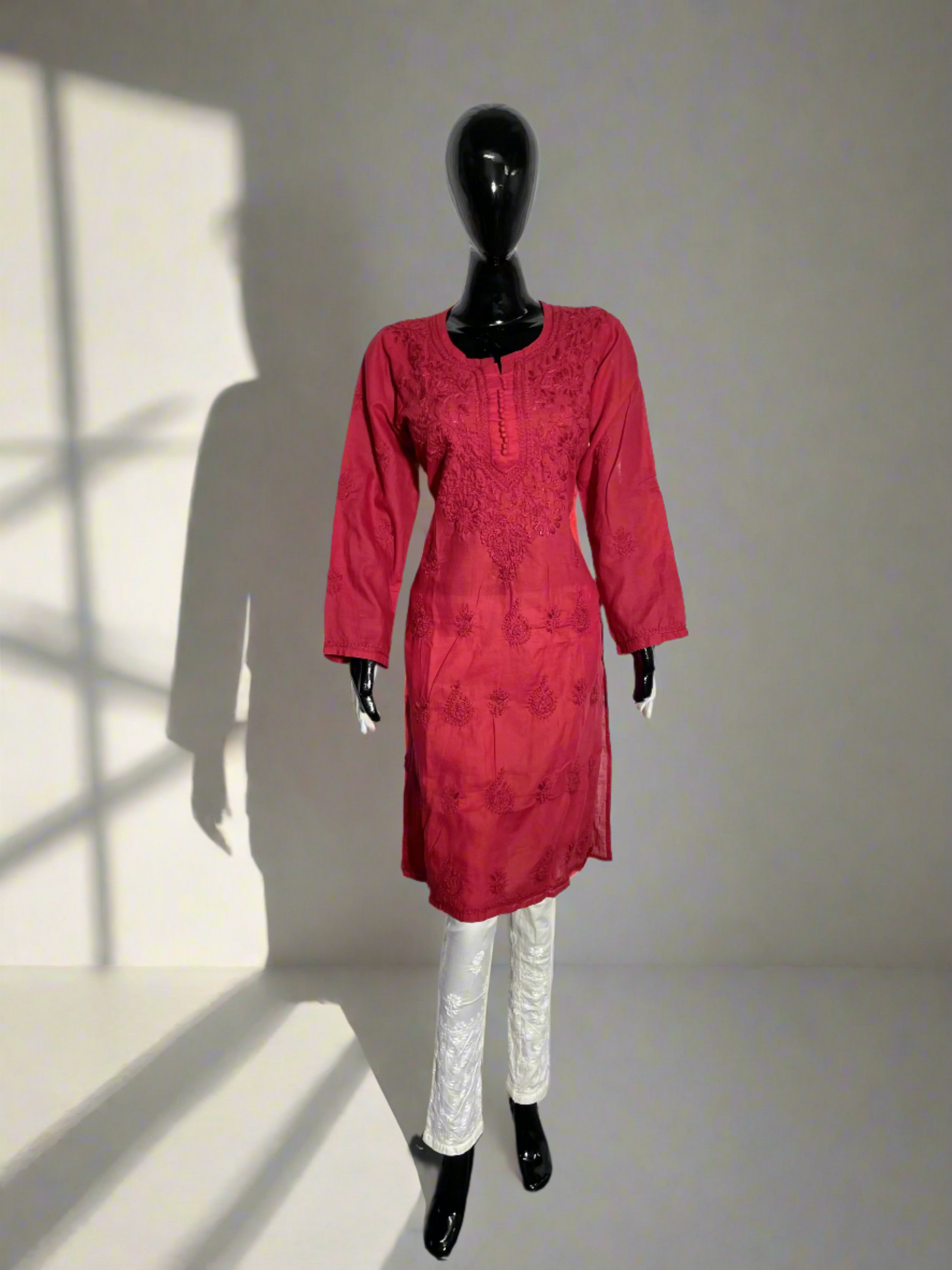 Cotton Chikankari Kurti