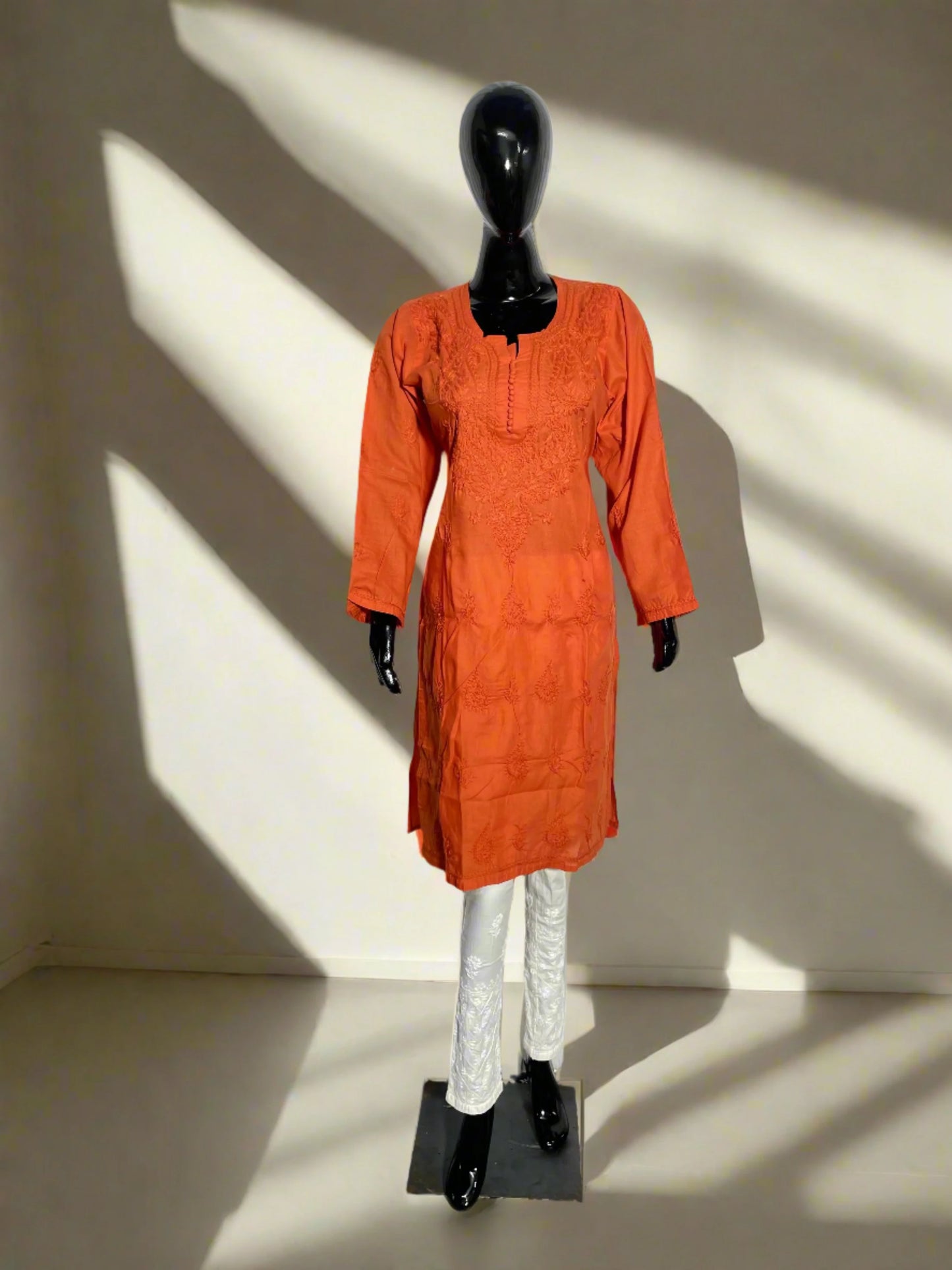 Cotton Chikankari Kurti