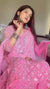 Ayna Georgette Chikankari 3 Piece Mirror Dyed Set with Coordinating Inner