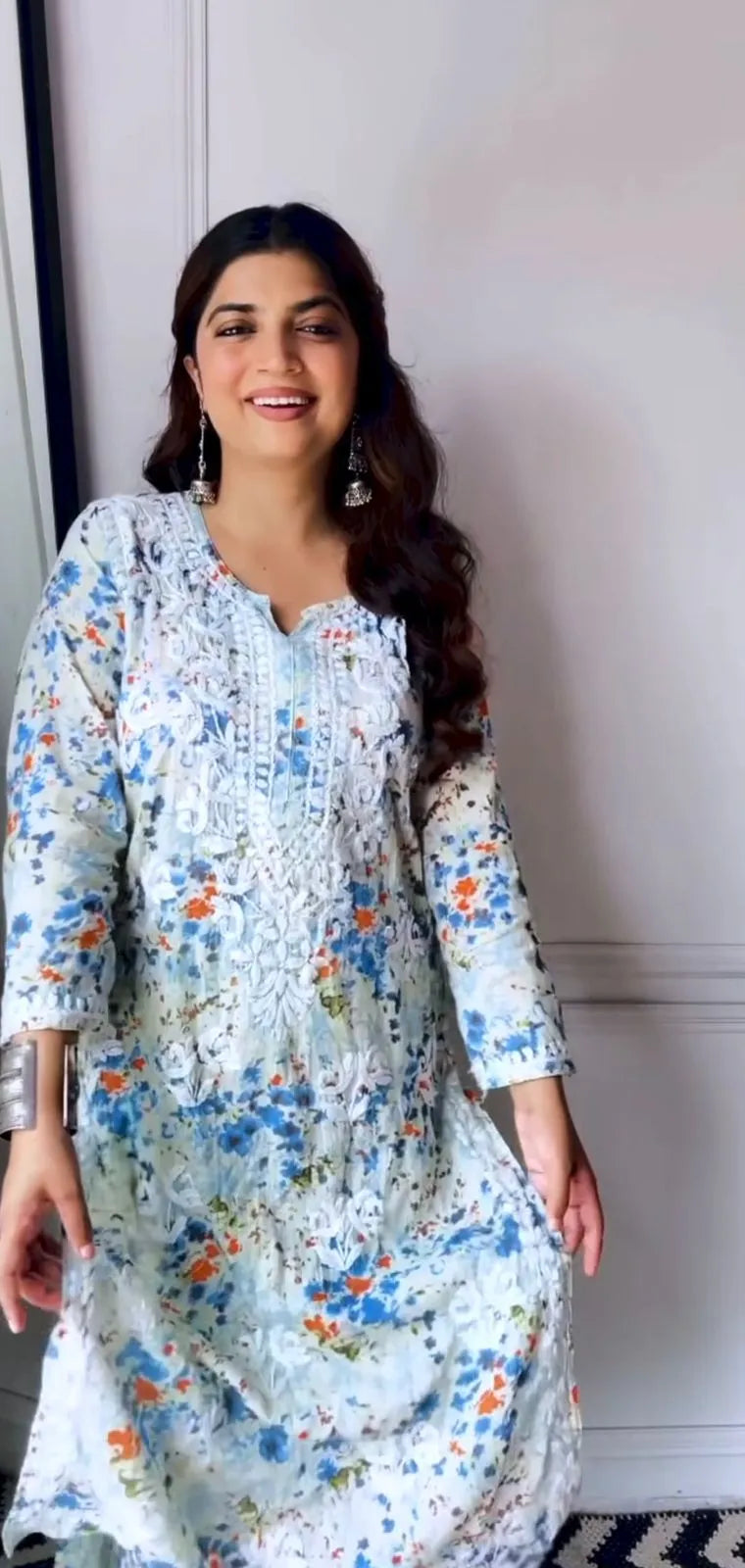 Mulmul Chikankari Cord Set