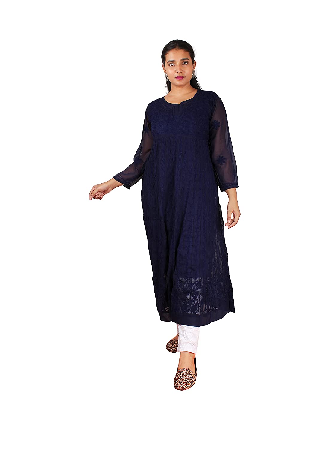 Details more than 84 net dress kurti designs - POPPY