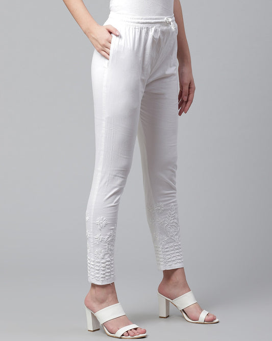 Chikankari Lycra Pant